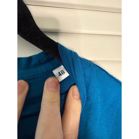 Ferrante Bright Blue Short Sleeve Tee Shirt Sz 48/M - Picture 6 of 7